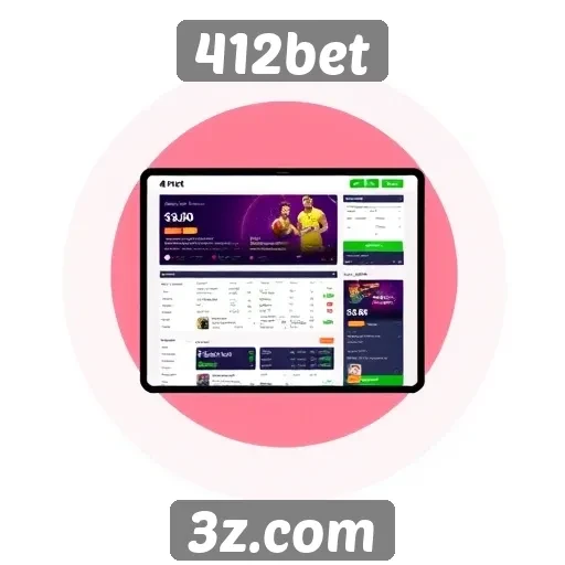 Revisão da interface do usuário do site 412bet